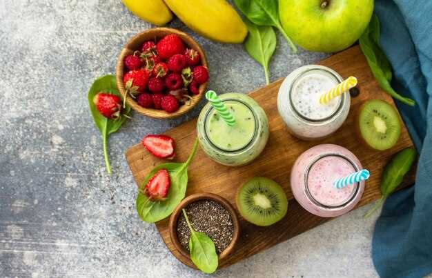 Классический зеленый смузи для похудения