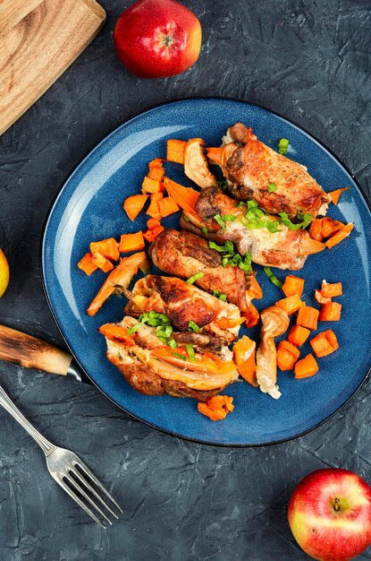 Технология приготовления и подача мясного блюда