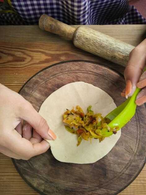 Инструкции по распределению начинки внутри теста