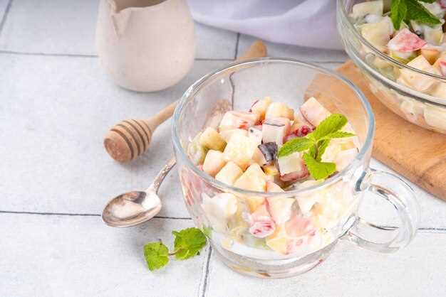 Методы нарезки крабовых палочек и яблок для гармоничного сочетания