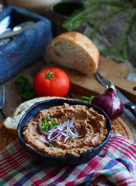 Подготовка ингредиентов и ингредиентный набор для паштета