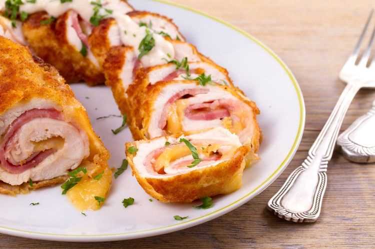 Вкусные рулетики с курицей и сыром на каждый день