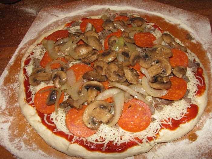 Начинка для пиццы в домашних условиях рецепт